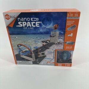 NEW HexBug Nano Space Zip Line Vibration Powered Robot 26 Piece Construction Kit